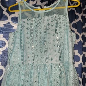 A beautiful blue dress for girls